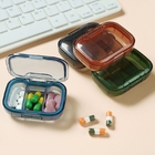 禮品訂造便攜式3格藥丸分裝盒紀念品